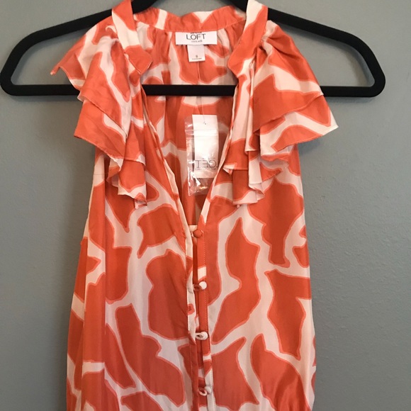 LOFT Dresses & Skirts - NWT 100% silk Ann Taylor Loft Dress